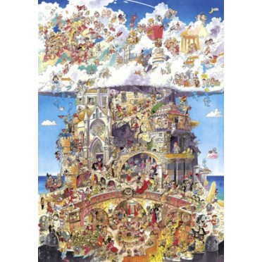 Puzzle - Heaven and Hell de Hugo Prades - 1500 Pièces