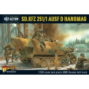 Bolt Action  - GermanSd.Kfz 251/1 ausf D halftrack (plastic boxe)