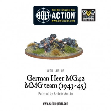 Bolt Action - German - German Heer MG42 HMG Team (1943-45)