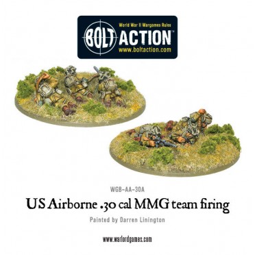 Bolt Action  - US Airborne 30 Cal MMG team firing