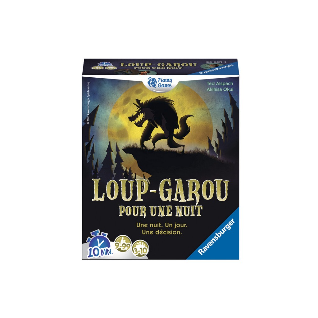 Acheter Loup Garou pour Une Nuit - Jeux de société d'ambiance -  Ravensburger - Monsieur Dé