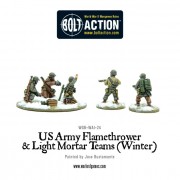 Bolt Action - US Army Flamethrower & Light Mortar teams (Winter)