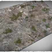 Terrain Mat PVC - Medieval Ruins - 120x180