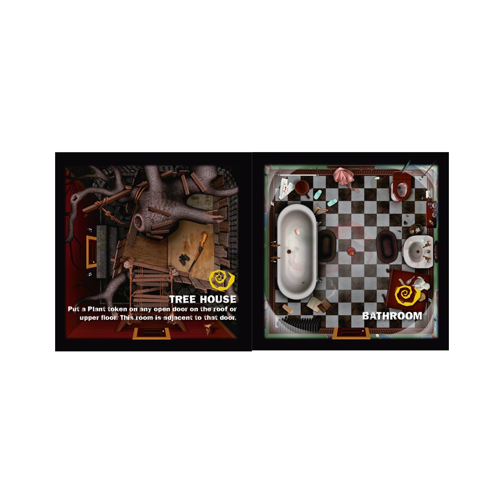 Betrayal at House on the Hill Widow's WalkBathroom Room TileGame Piece 