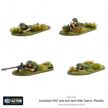 Bolt Action - Australian PIAT and Anti-Tank Rifle Teams (Pacific)