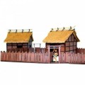 Village Wooden Gates (with Fencing) 2