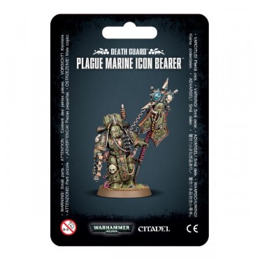 W40K : Death Guard - Plague Marine Icon Bearer