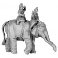 Hellenistic Elephant, with 2 crew, Pike Astride Right 0