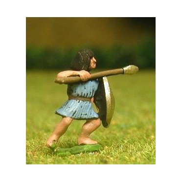 Saite Egyptian: Spearman with round shield