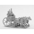 Kushite Egyptian: 4 Horse chariot with General, spearman and driver 0