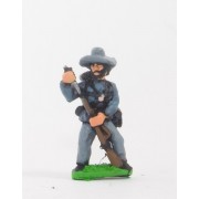 Union or Confederate: Infantry in Slouch Hat & Tunic with full pack and equipment:Loading