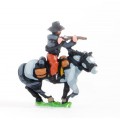 Union or Confederate: Trooper in Slouch Hat, firing carbine forward on charging horses 0