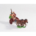 Caledonian & Pictish: Two horse Chariot with javelinman & driver 0