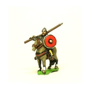 Dark Age: Heavy Cavalry in mail with lance and round shield