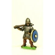 Dark Age: Dismounted Heavy Cavalry, assorted weapons & round shield