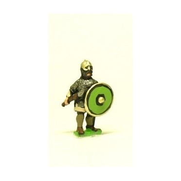 Dark Age: Carolingian style Heavy Lancer with round shield