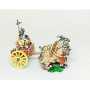 Shang or Chou Chinese: Four horse Heavy Chariot with driver, archer and halberdier