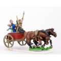 Hittite: Two horse chariot with driver, archer and Javelinman 0