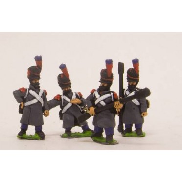 French: Footguard Artillery in Greatcoat & Bearskin