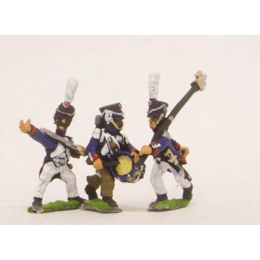 French: Middle Guard 1806-1814: Command: Fusiliers Grenadiers Officers, Standard Bearers & Drummers