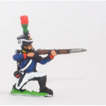 French: Young Guard 1809-1815: FlanqueursGrenadiers or FlanqueursChasseurs: Kneeling, firing