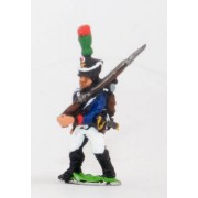 French: Young Guard 1809-1815: TirailleursGrenadiers or TirailleursChasseurs: Advancing with shouldered Musket