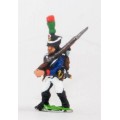 French: Young Guard 1809-1815: TirailleursGrenadiers or TirailleursChasseurs: Advancing with shouldered Musket 0
