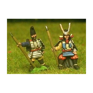 Samurai: General, seated with bodyguard