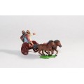 Scots Irish: Two horse Chariot with driver & General 0