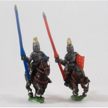 Polish 1350-1480: Mounted Knights, 1380-1440AD in Jupon & Helmets