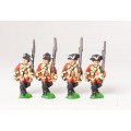 Seven Years War British: Musketeers, advancing, Musket upright, assorted 0