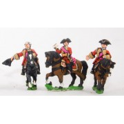 Seven Years War British: Command: Mounted General & two Staff Officers
