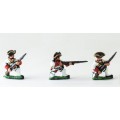 Seven Years War French: Fusiliers, kneeling, assorted poses 0