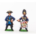 Seven Years War Prussian: Command: Officers & Drummers (schony) 0