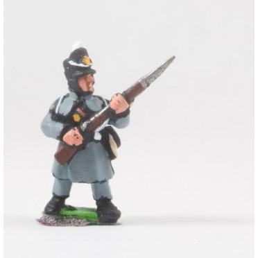 British 1814-15: Line or Flank Coy in Greatcoat at the ready
