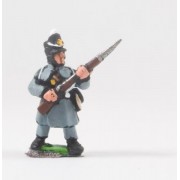 British 1814-15: Line or Flank Coy in Greatcoat at the ready