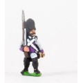 Early Spanish Infantry: Grenadier in Long Coat & Bicorne with Musket upright, advancing 0