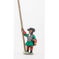 European Armies: Heavy Pikemen in Hats with pike upright 0