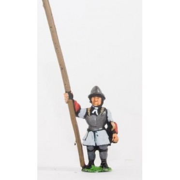 European Armies: Heavy Pikeman in Helmets with pike upright