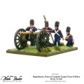 Napoleonic French Imperial Guard Foot Artillery firing 12-pdr 0