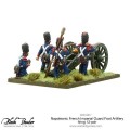 Napoleonic French Imperial Guard Foot Artillery firing 12-pdr 2