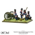Napoleonic French Imperial Guard Foot Artillery firing howtizer 1