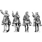 Mounted Bolshevik Officers