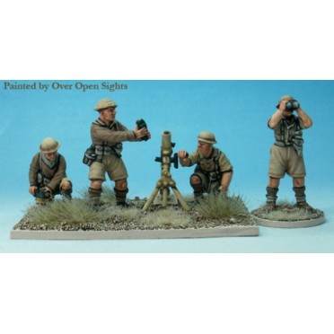 Perry Miniatures : 3" Mortar and 4 crew