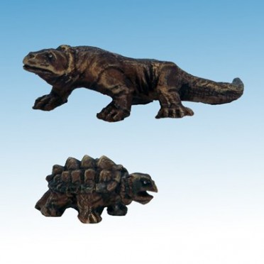 Large Lizard & Snapping Turtle