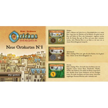 Orléans - Neue Ortskarten Nr. 1