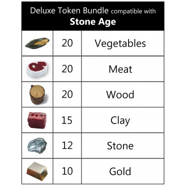 Deluxe Token Bundle Stone Age (set of 97)