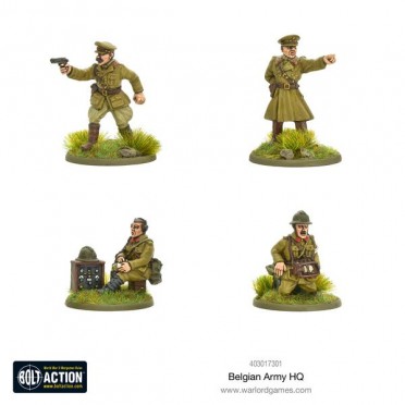 Bolt Action - Belgian - Army HQ