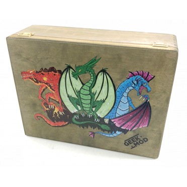 Storage box "3 Dragons" compatible with CCG/LCG Card Games (2018 edition)
