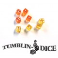 Tumblin-Dice - Dés Jaune Orange 3